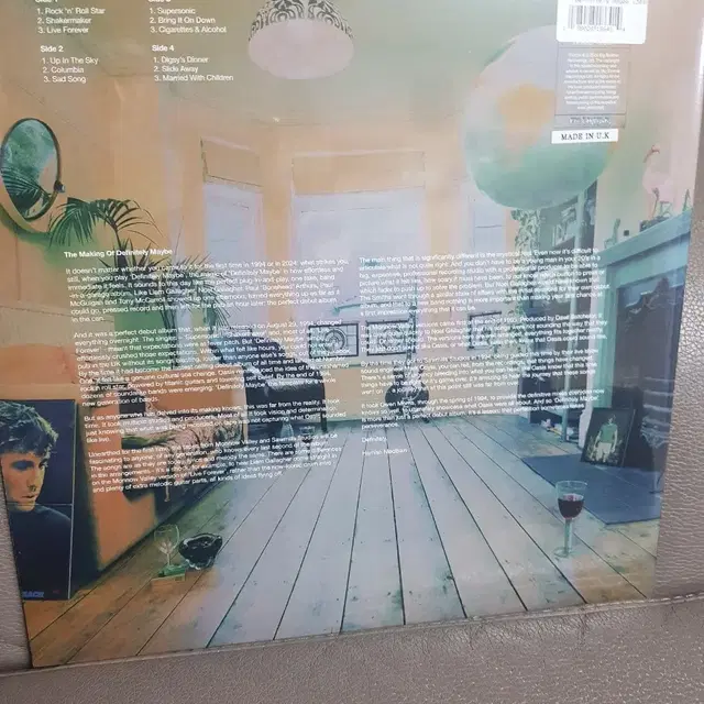 oasis definitely maybe 30주년  리미티드에디션 LP