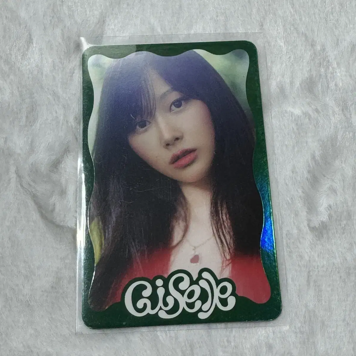 aespa giselle tc photocard poka