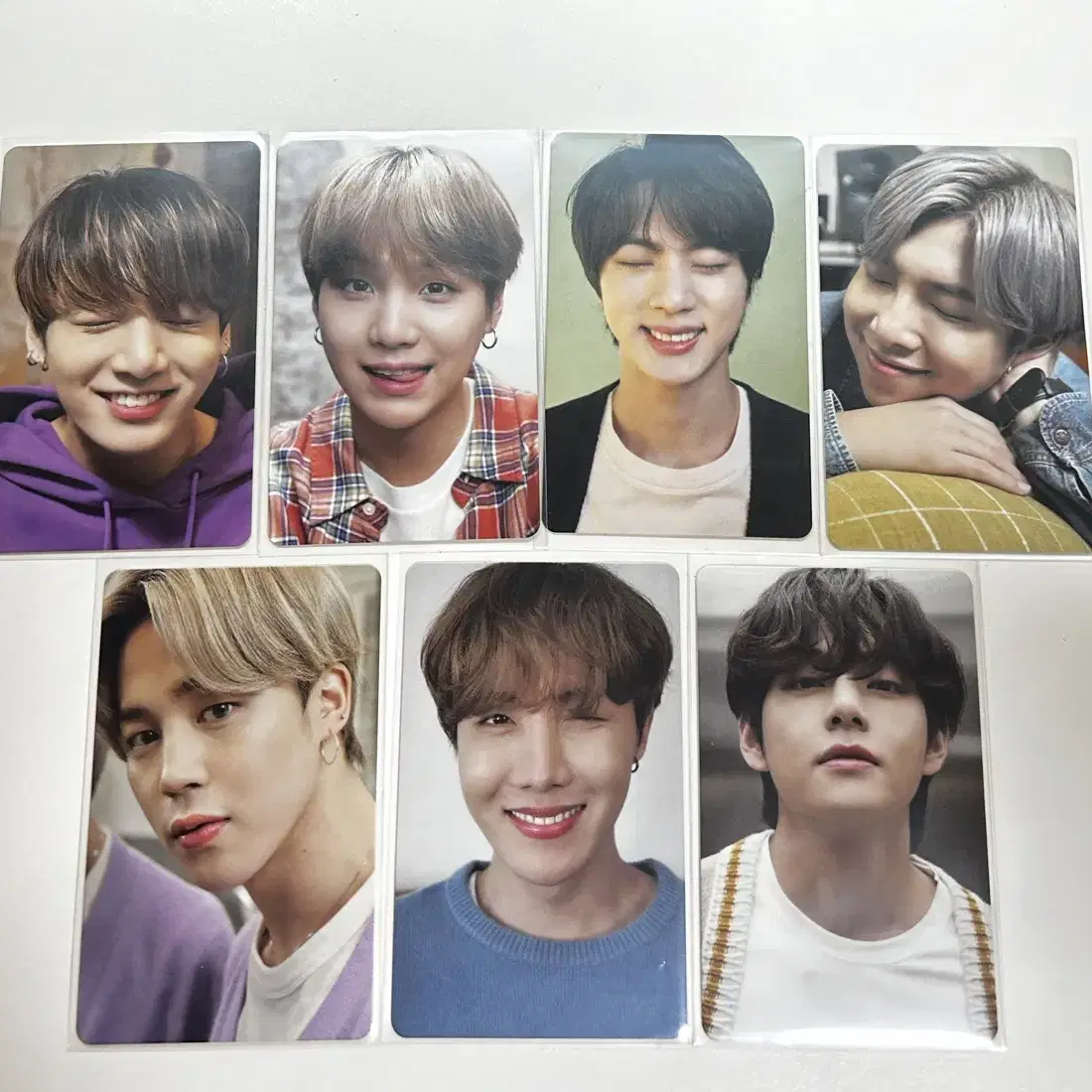 방탄소년단 방탄 bts 삼성 포카 set 7장 일괄