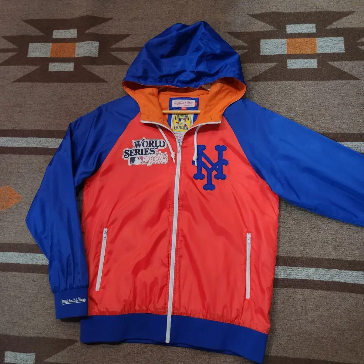 Mitchell & Ness New York Mets Windbreaker L Jacket Cooperstown