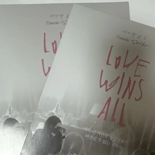 아이유 love wins all 럽윈올 팜플렛 포스터 판매