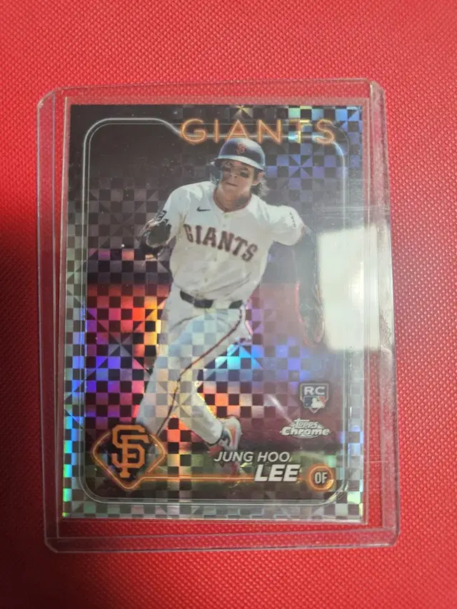 이정후 2024 Topps Chrome Xfractor RC 카드