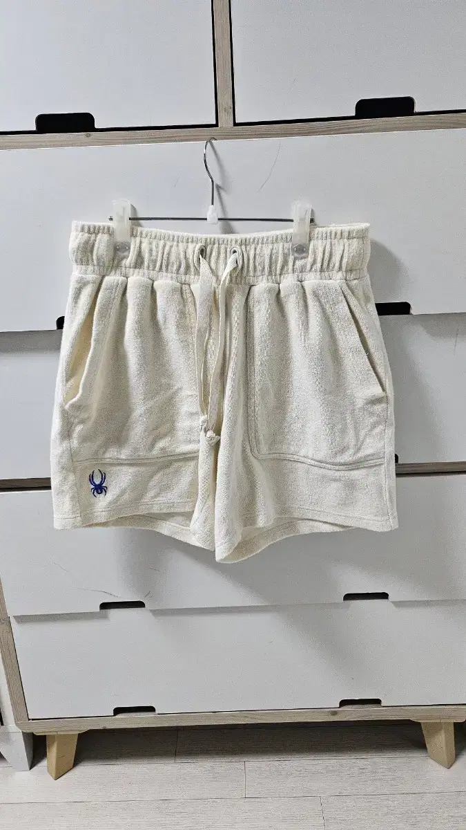 [M]Spider-Terry Shorts,Casual Shorts(Ivory)