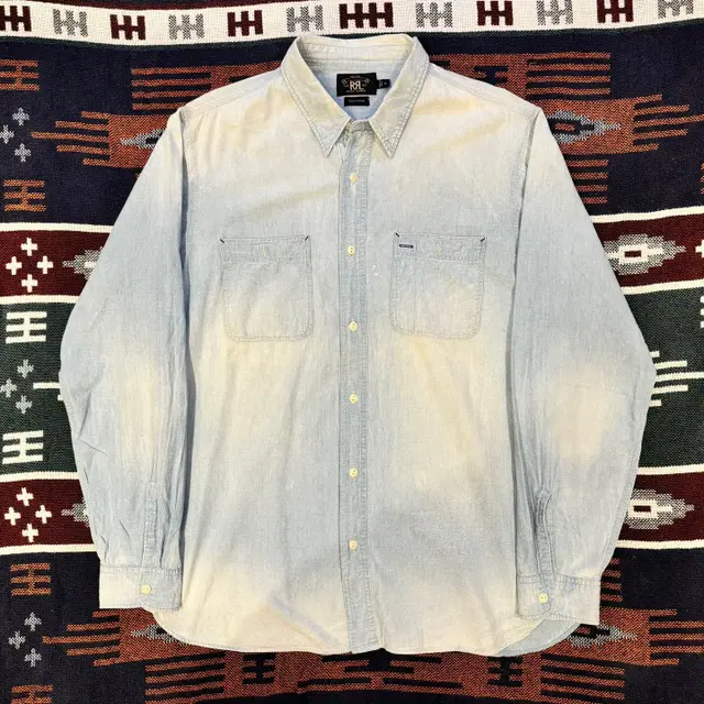 RRL 더블알엘 샴브레이 셔츠 (XL)