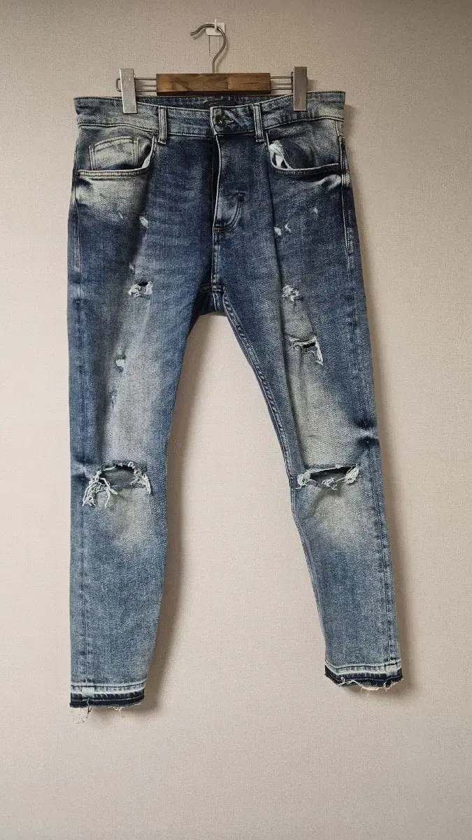 Zara ripped jeans