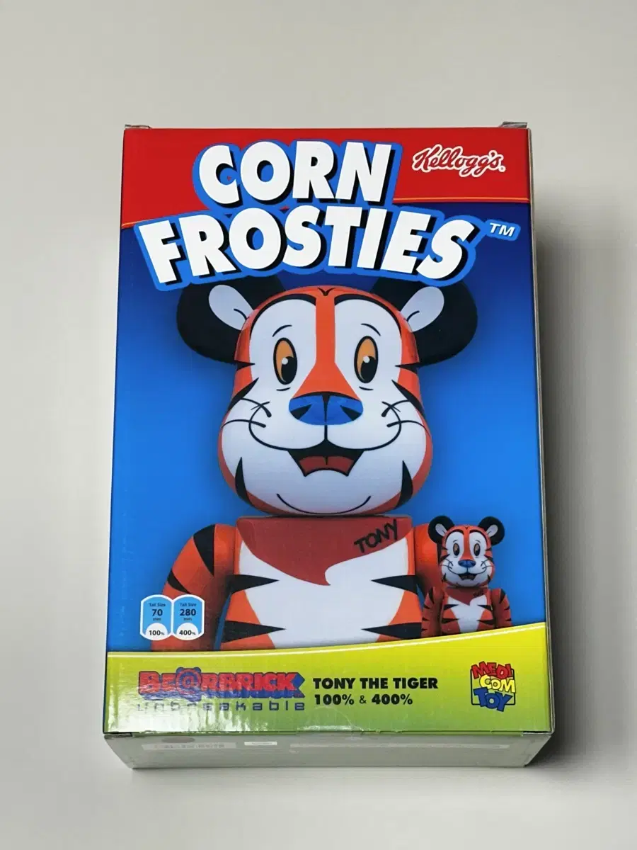 Barebrick 400%100%Set Kellogg's Toney the Tiger Simple Unsealed