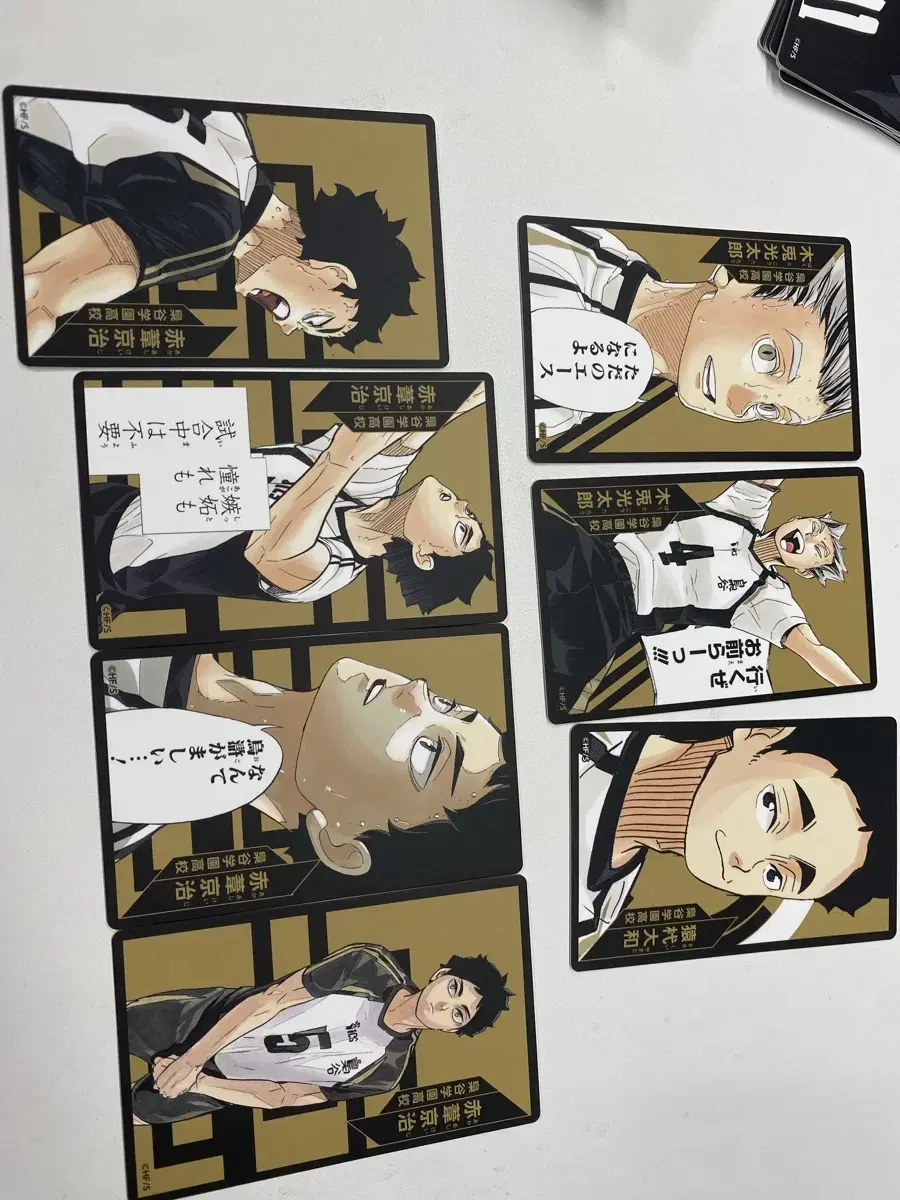 Haikyuu One Card Fukurodani Bokuto Akaashi