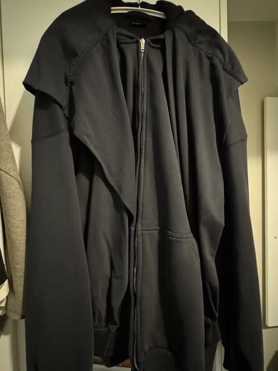 [4]Balenciaga 4ARMS Layered Hooded Zip Up