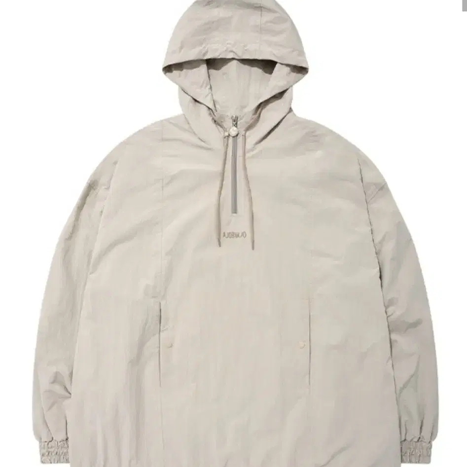 아조바이아조 Oversized Hooded Anorak [Ivory]