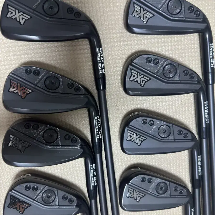 PXG 젠6 GEN6 0311XP 7더블블랙아이언 5-G 블랙스틸파이버