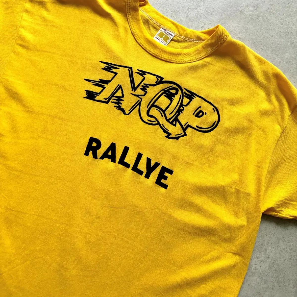 70's 러셀 NQP RALLYE 티셔츠 XL(100) 데드스탁