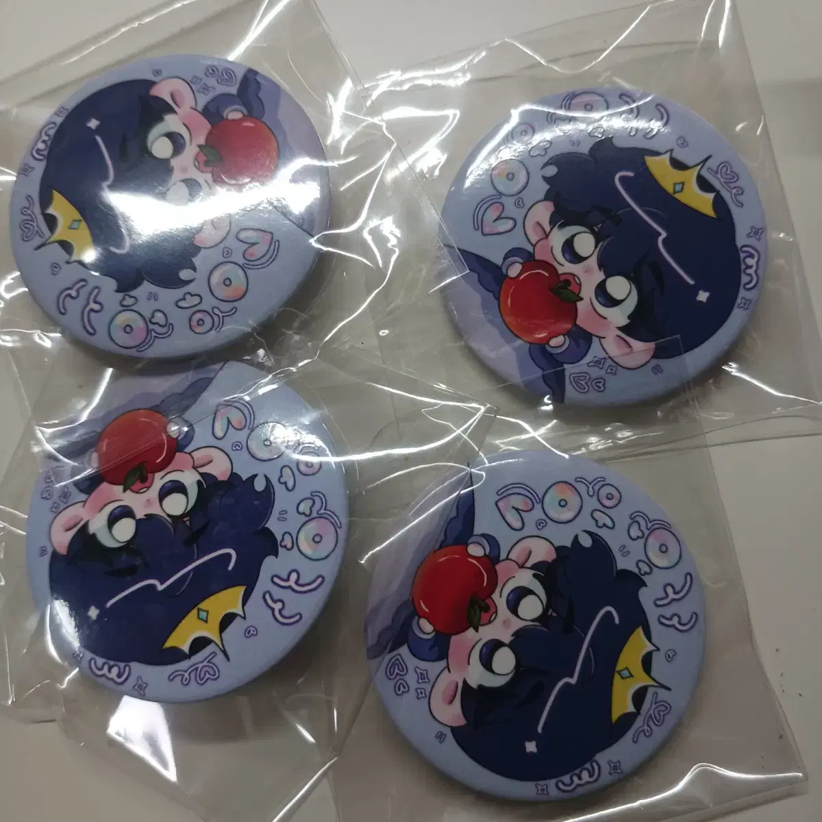 Yejun's birthday cafe Yejun Ine Kindergarten badge ld wts