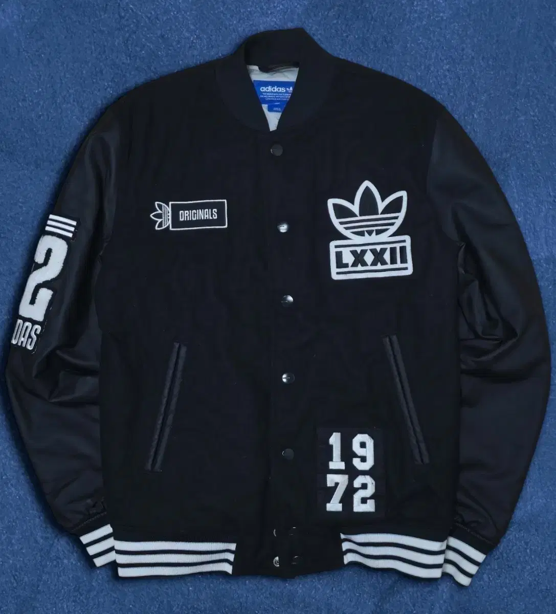 Adidas Original Leather Varsity Jacket M