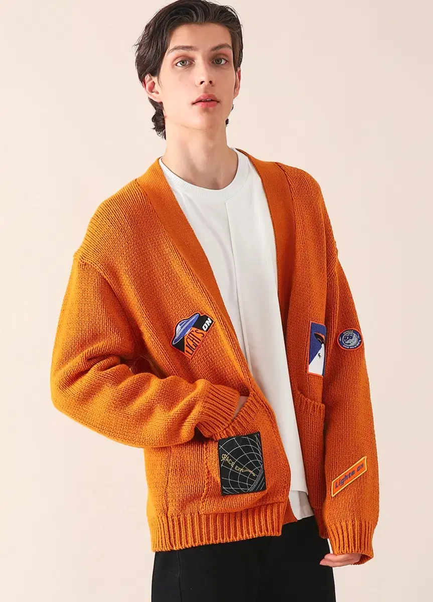 Riverclash Cardigan Waffen Patchwork Overfit Cardigan