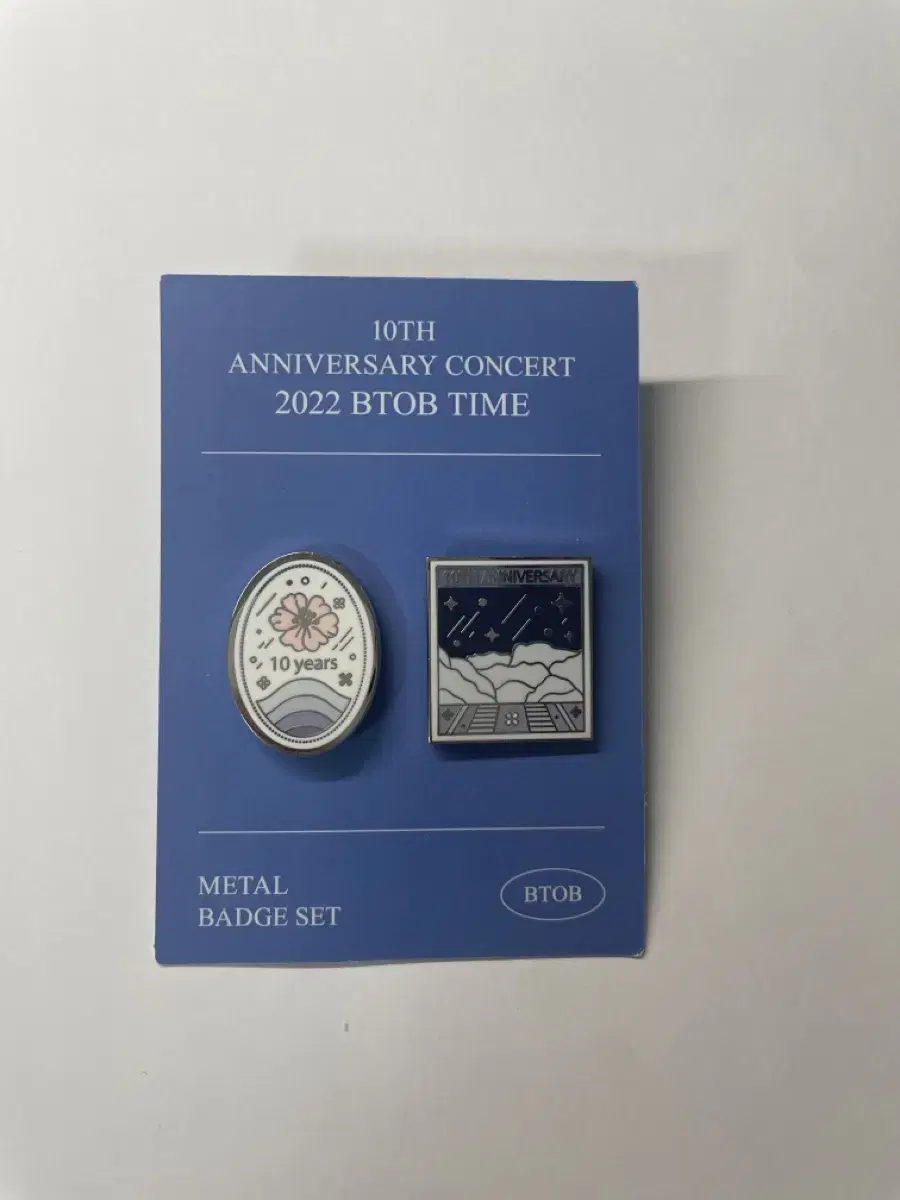 Price reduced) btob 10th Anniversary Concert Badge MD