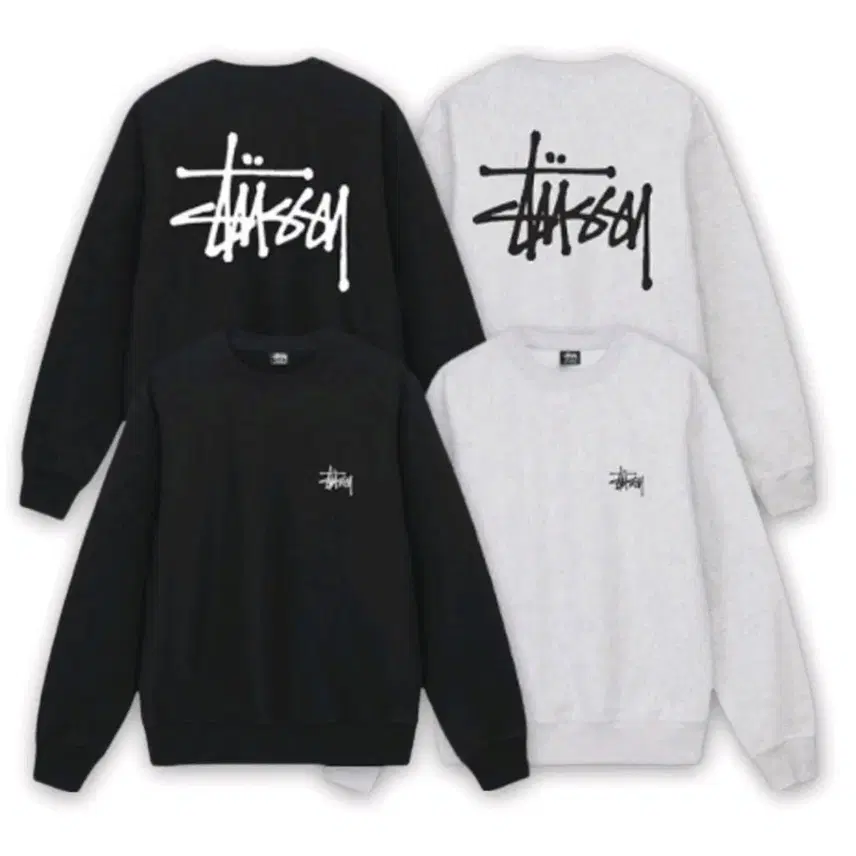 （本物送料無料）ストゥーシーベーシッククルーマンツーマン：特価stussy