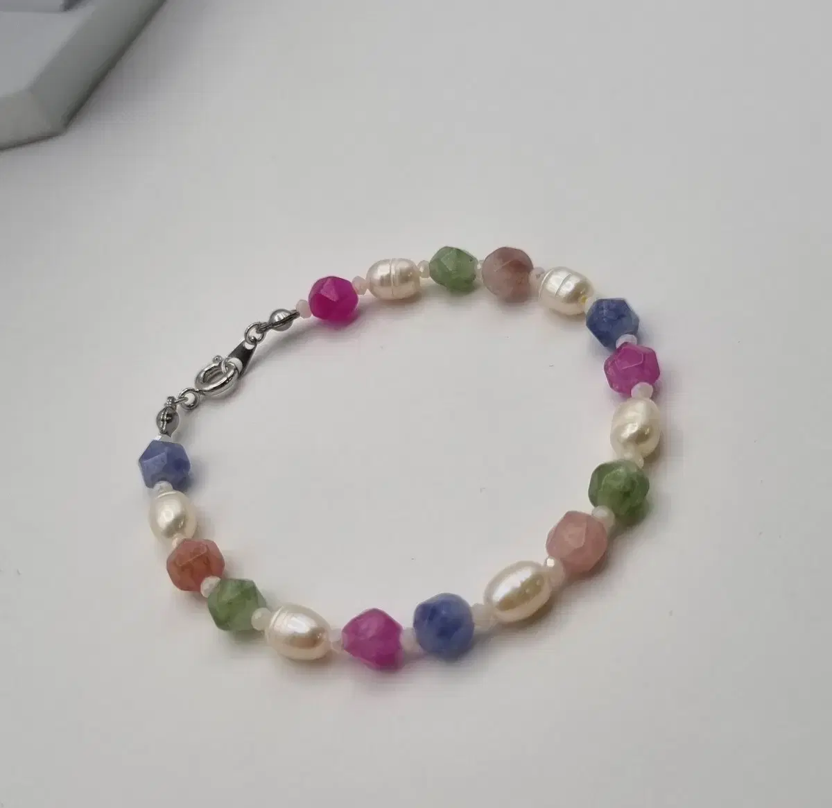 Natural Stone Freshwater Pearl Bracelet