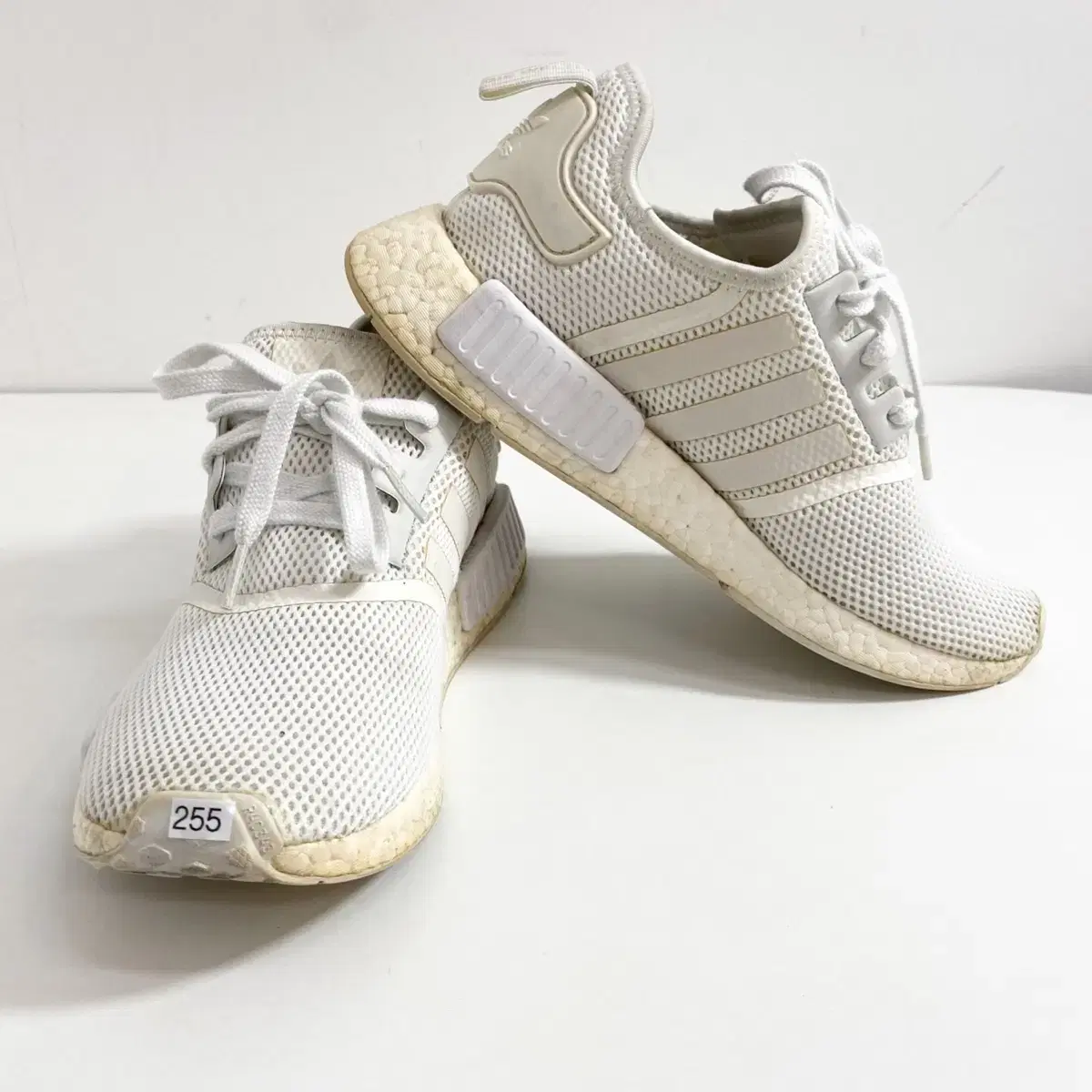 아디다스 MND R1 화이트 모노그램 255mm Adidas NMD R1