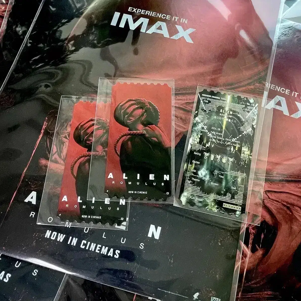 에이리언 아이맥스 포스터 IMAX 4DX TTT 아트카드 에일리언 특전