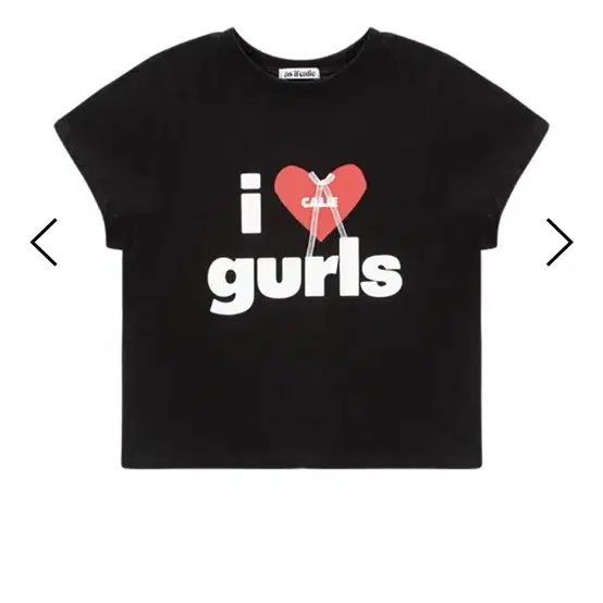 ASIF-CALIE GURLS T-SHIRT BLACK 애즈이프캘리 반팔