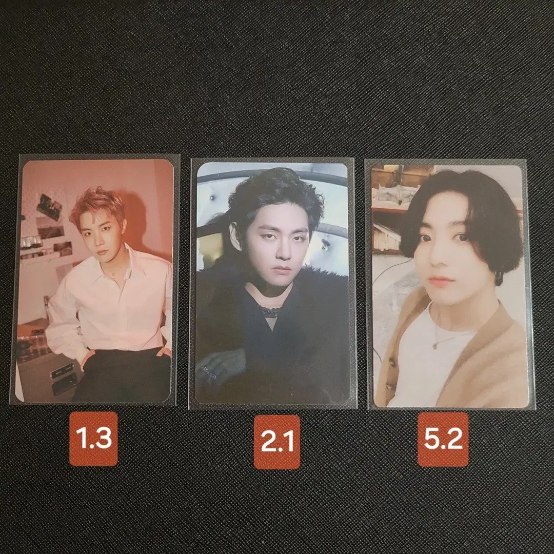 BTS Hoseok j-hope Taehyung v jungkook photocard ld Sparkon