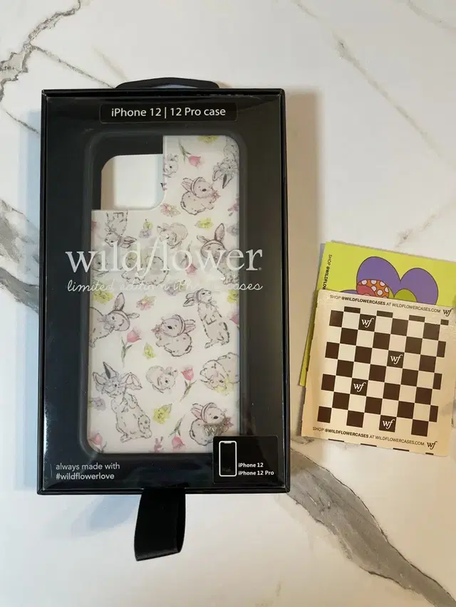 (정품)wildflowercases12pro&12/Bunnies