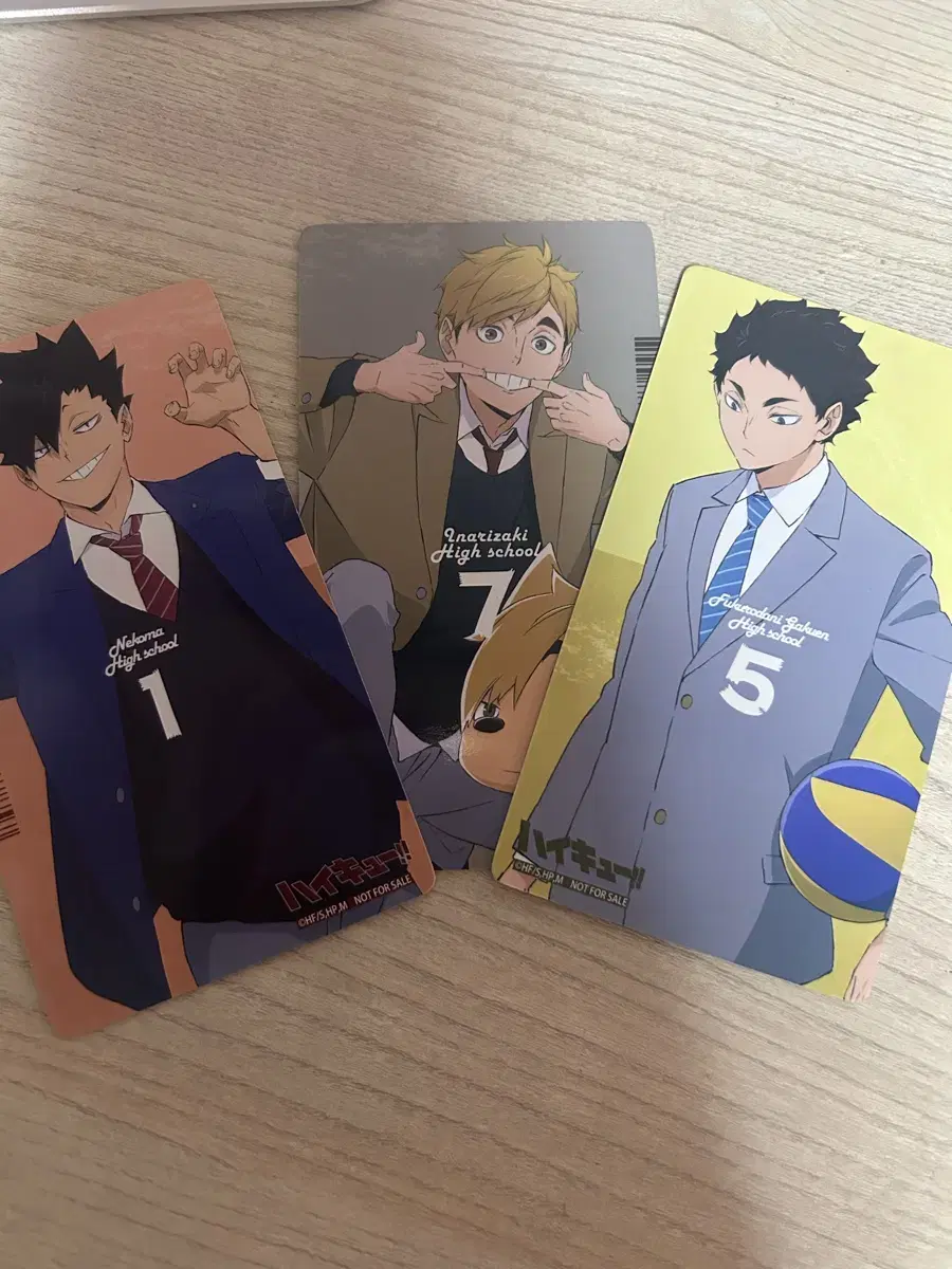 Haikyuu Kuroo Akaashi Atsumu Anime pre-order benefit kard sells