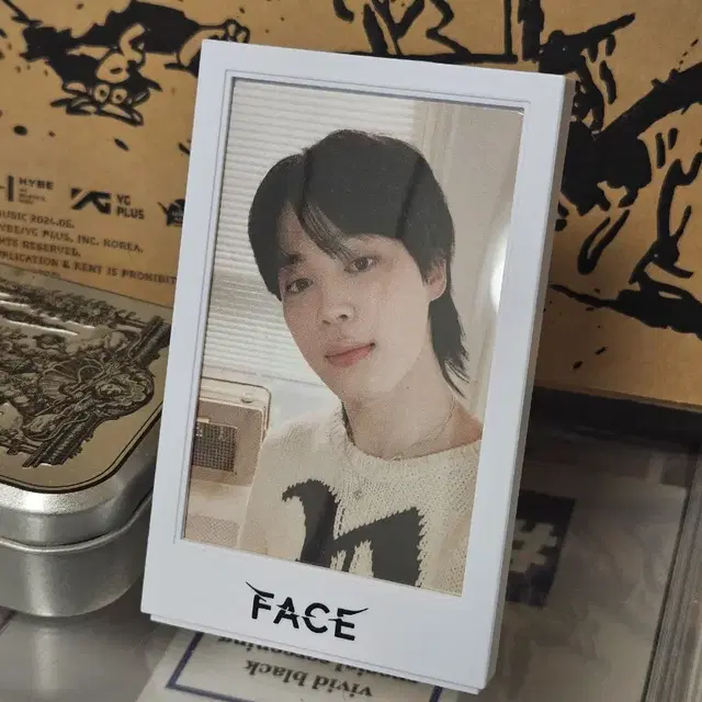 방탄소년단 지민 FACE 엠카 공방 포카 판매