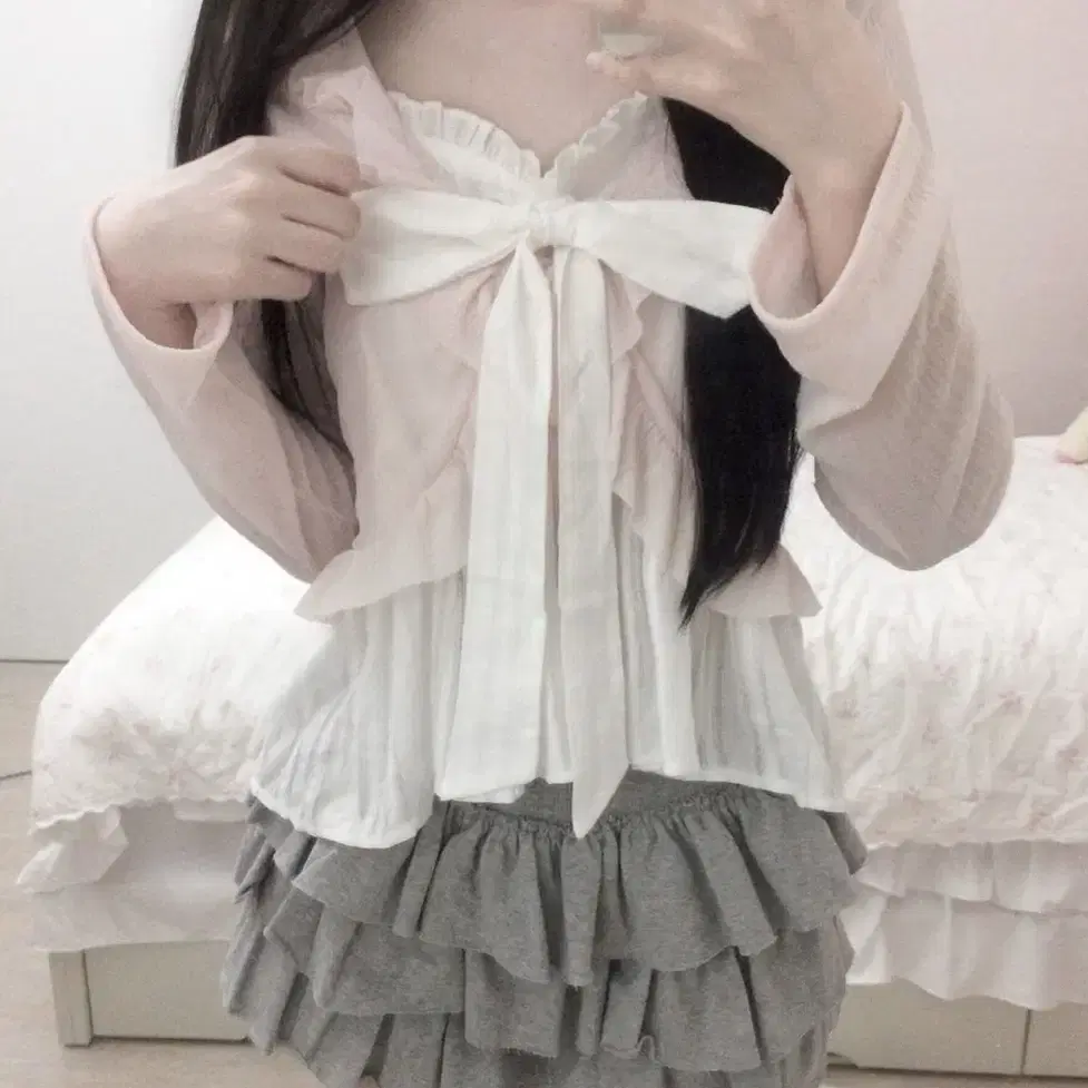 snug 스너그 프릴 볼레로 구해요 pure frill bolero