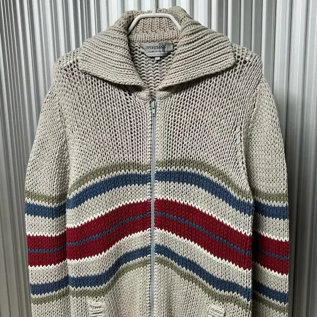 Max Mara knit zip-up