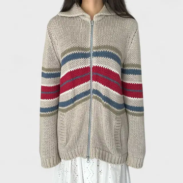 Max Mara knit zip-up