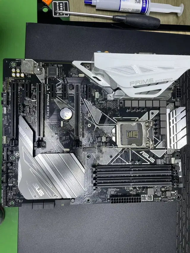 asus z370-a 팝니다. 백패널 포함