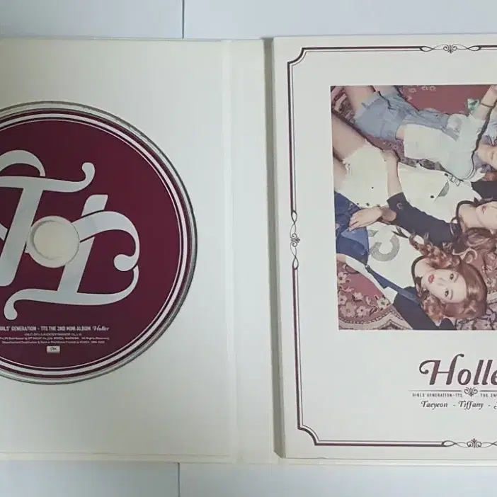 소녀시대 태티서 Holler 앨범 시디 CD