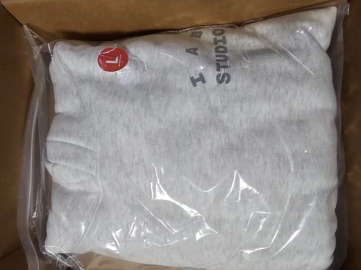 [L] iApp Studio Hoodie Light Gray sells