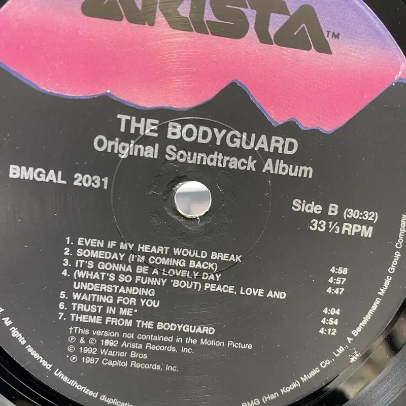 BODYGUARD LP / AA5441