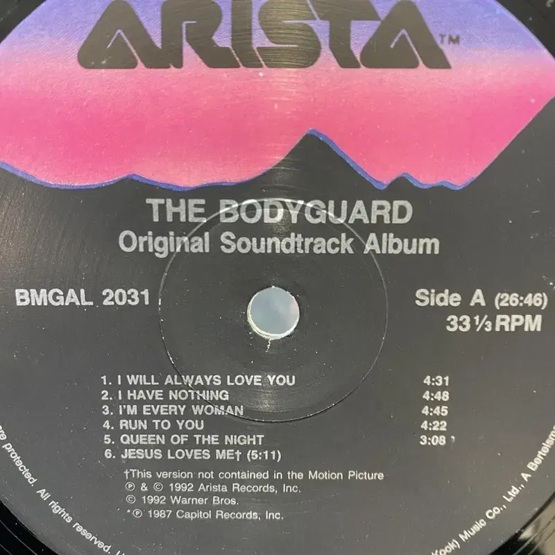 BODYGUARD LP / AA5441