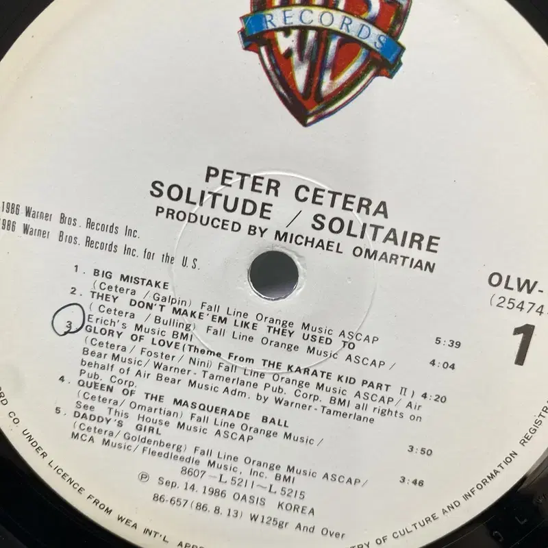 PETER CETERA  LP / AA5462