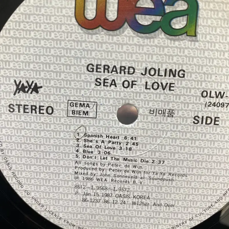 GERARD JOLING LP / AA5466