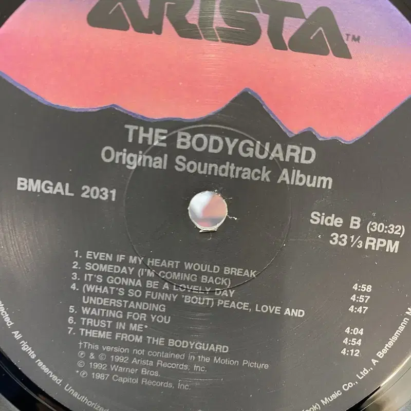 BODYGUARD LP / AA5468