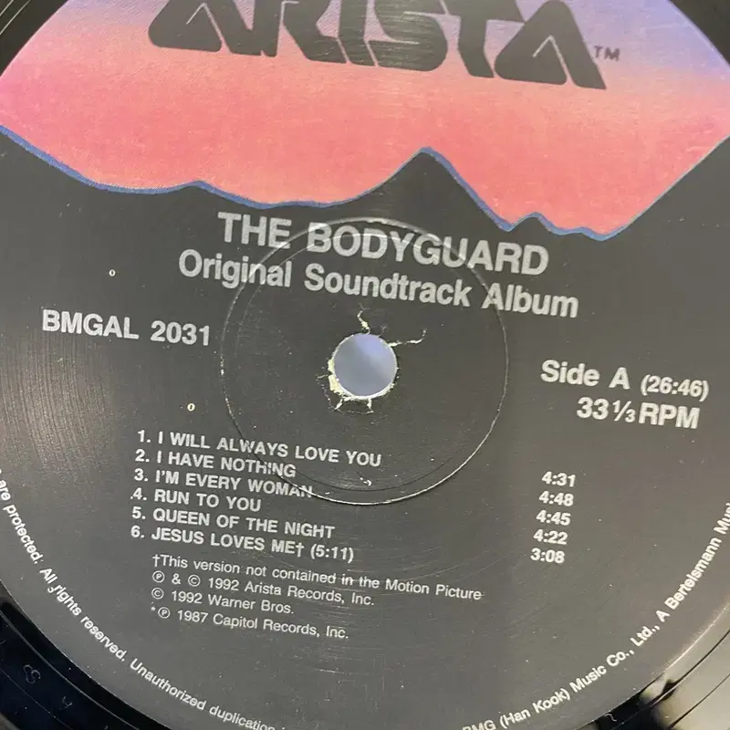 BODYGUARD LP / AA5468