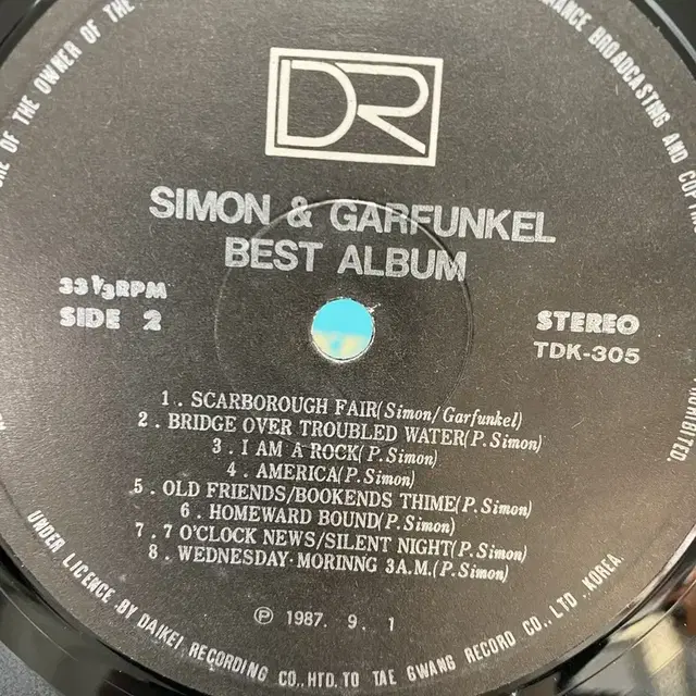 SIMON AND GARFUNKEL  LP / AA5474