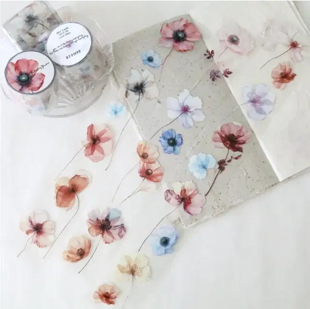 바이유미 Fluttering Flowers PET TAPE