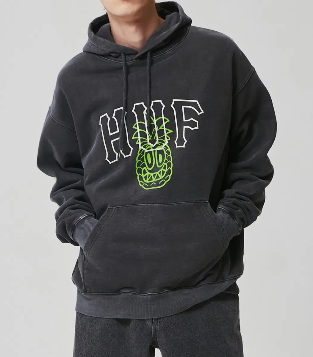 [L-XL] Huff Hoodie HUF X REDDY PINNACLE USA