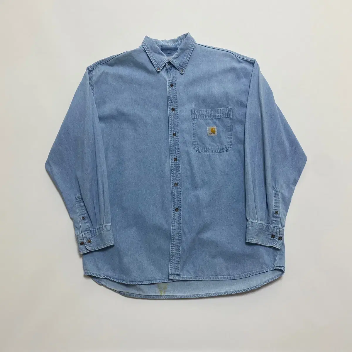 [XL] 세일 Carhartt 칼하트 청 데님 셔츠 남방 n.34