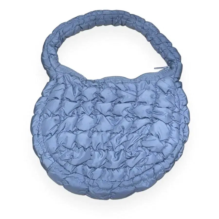 Cos quilted mini bag light blue