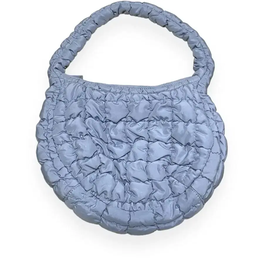 Cos quilted mini bag light blue