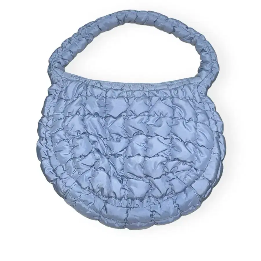 Cos quilted mini bag light blue