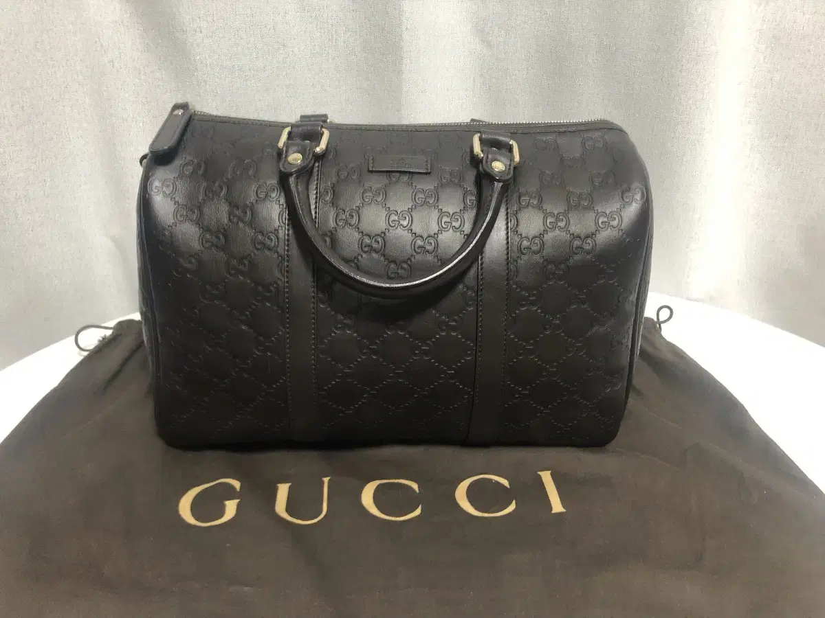 Gucci Microsima Boston Brown