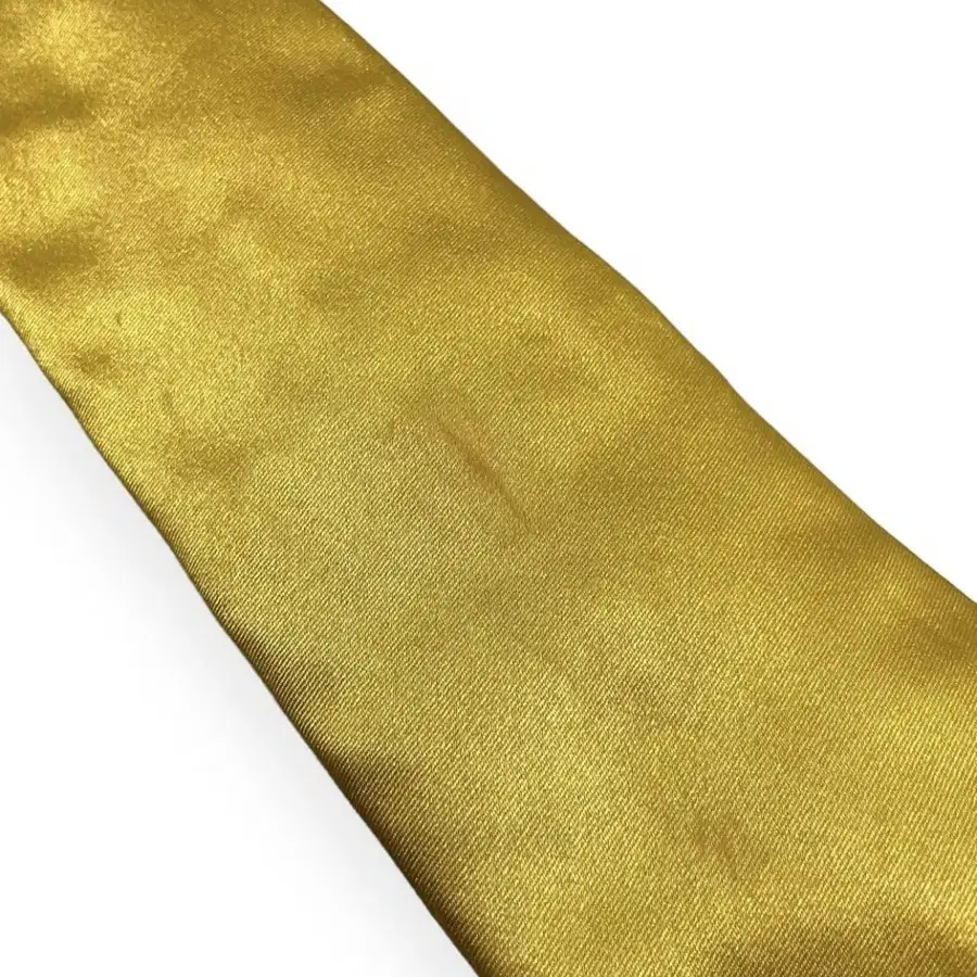 Versace gold silk tie