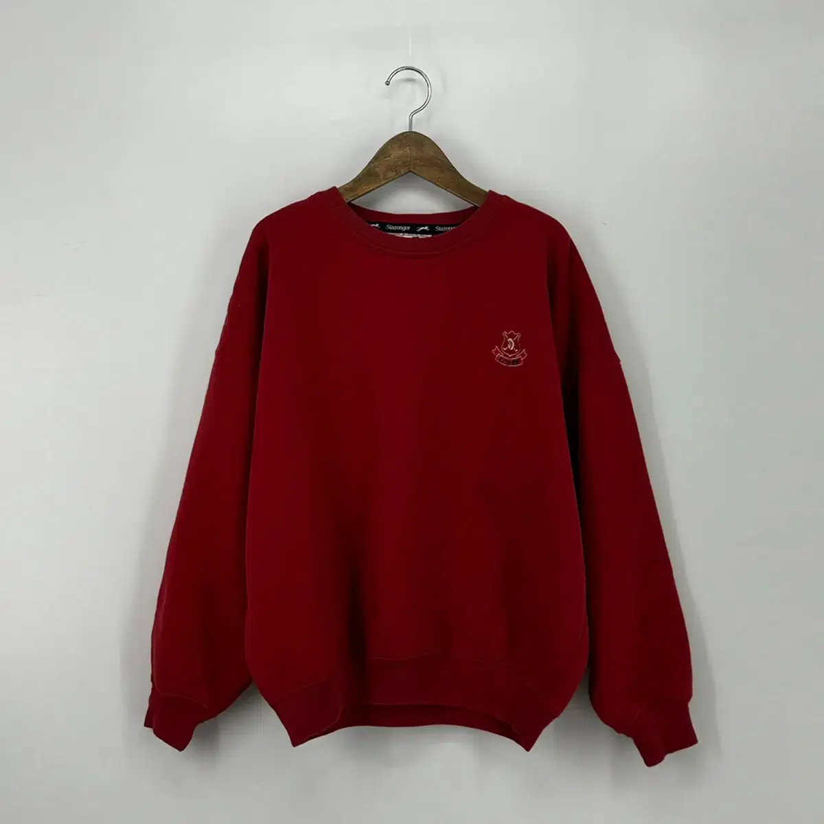 슬래진저 맨투맨 티셔츠 (M size / RED)